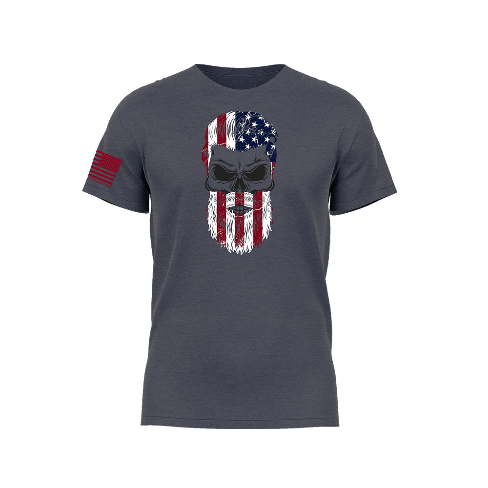 Heritage Pride Georgia State Patriotic T-Shirt - Unisex Adult Tee, Heather Gray, XL (State Pride Design)