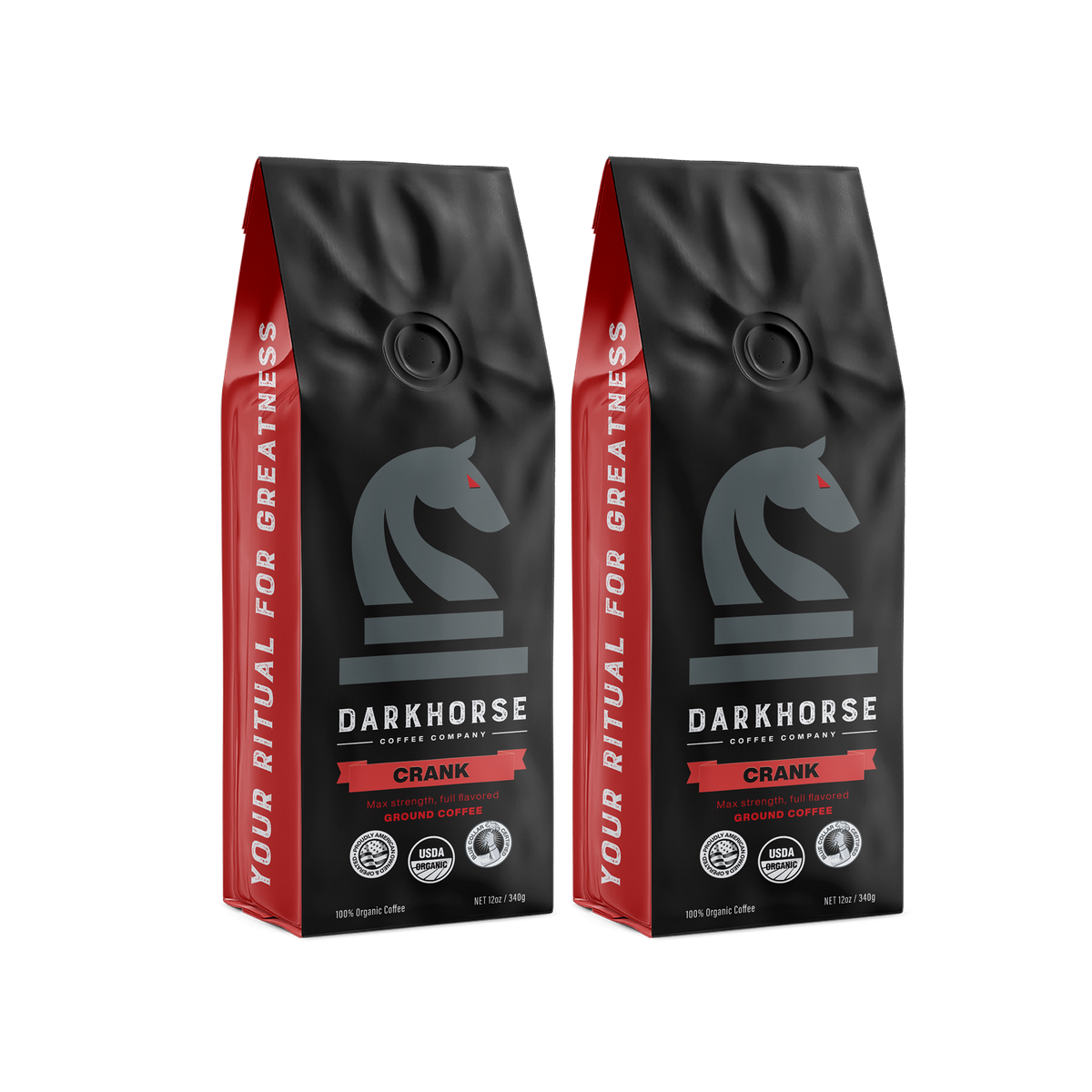 Dark Horse Coffee Company 12oz High Voltage Crank Coffee Bag