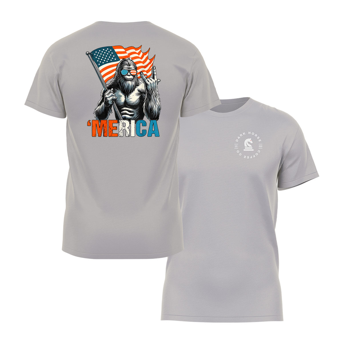 ‘Merica Yeti Patriotic TShirt