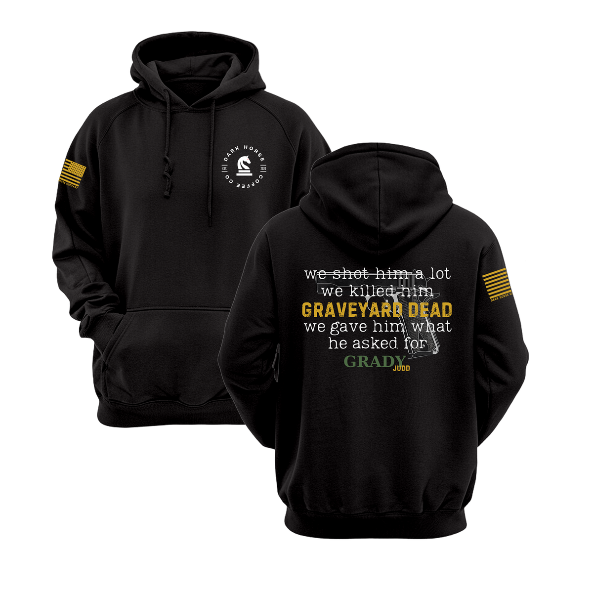 Fur Missile V3 Fleece Hoodie | Dark Horse Coffee Co