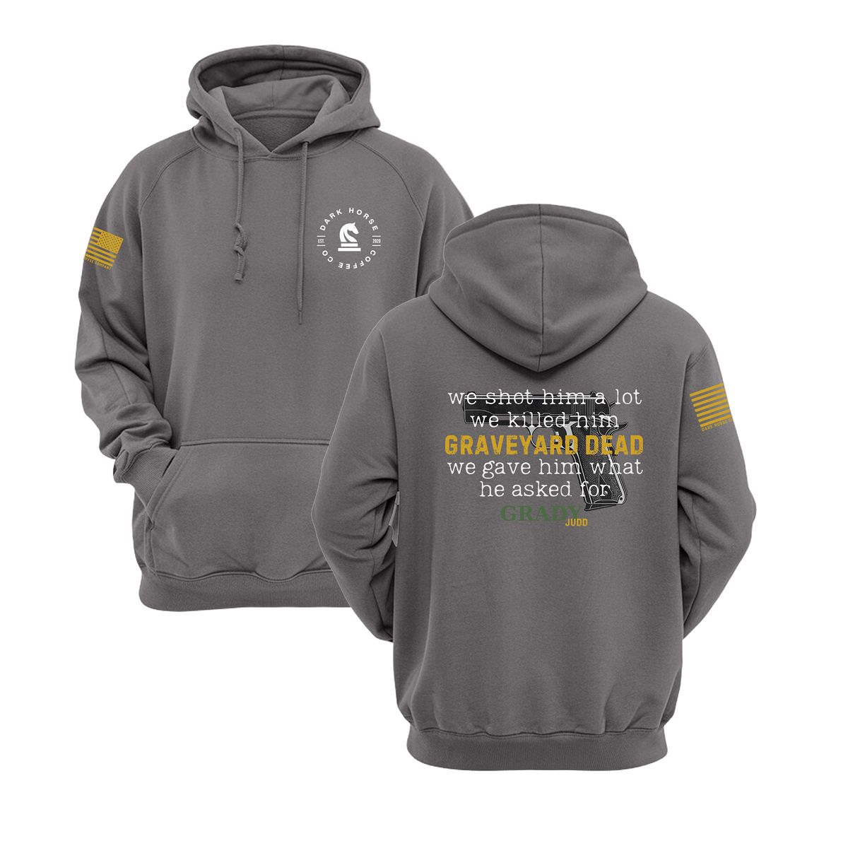 deadman パーカー Fur Missile V3 Fleece Hoodie | Dark Horse Coffee Co