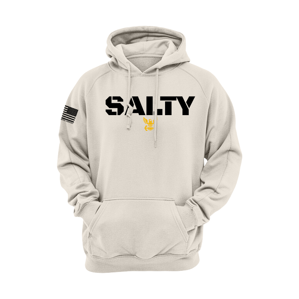 Military | "SALTY" Fleece Hoodie