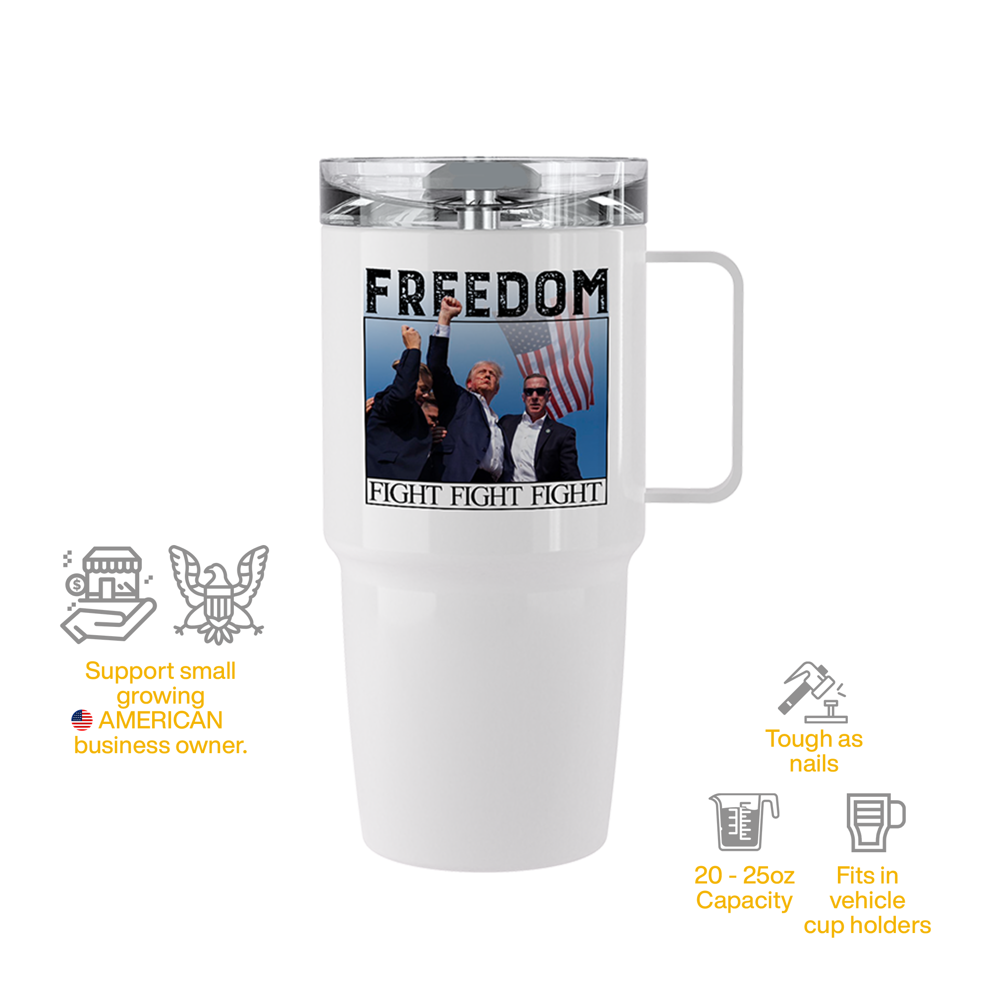 Trump Fight 20oz Tumbler