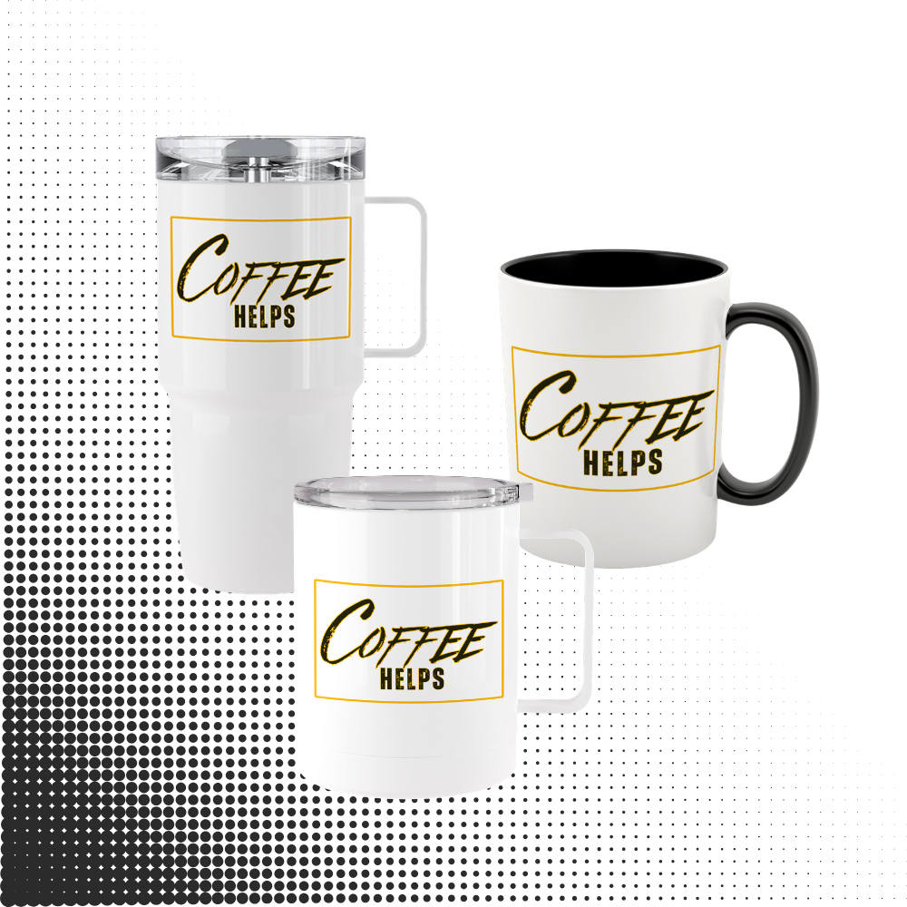 Dark Horse | Coffee Helps Tumblers & Mug