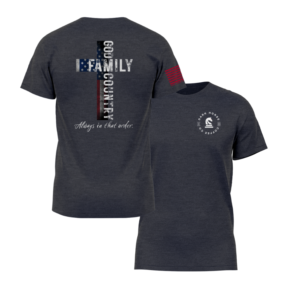 Stand Firm | Patriotic Cross Tee