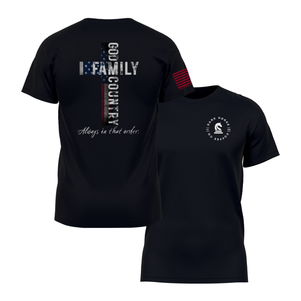 Stand Firm | Patriotic Cross Tee