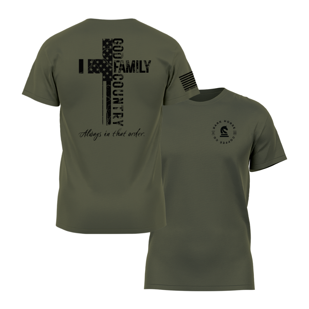 Stand Firm | Patriotic Cross Tee