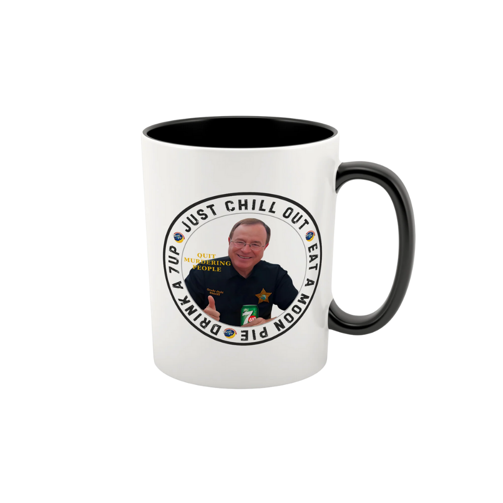 15 oz ceramic Just Chill mug featuring Grady Judd