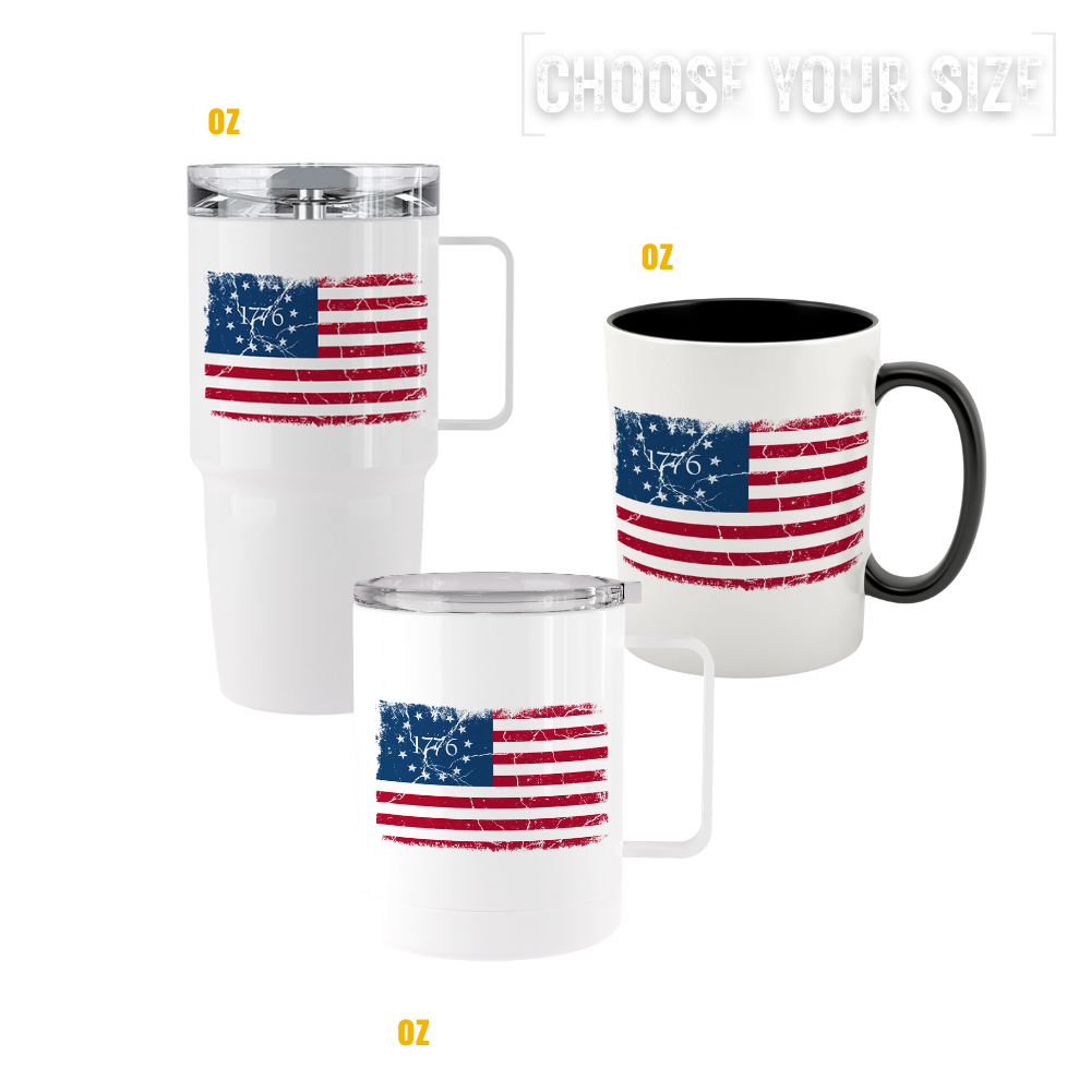 America | 1776 Flag Tribute Tumblers & Mugs