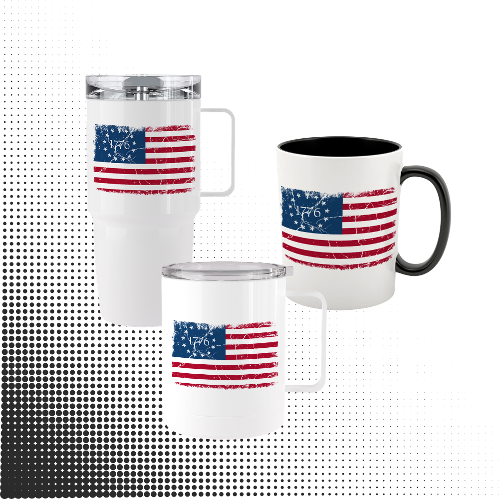 America | 1776 Flag Tribute Tumblers & Mugs