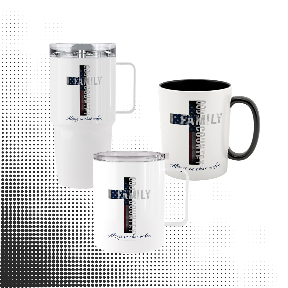 Stand Firm | Patriotic Cross Tumblers & Mugs