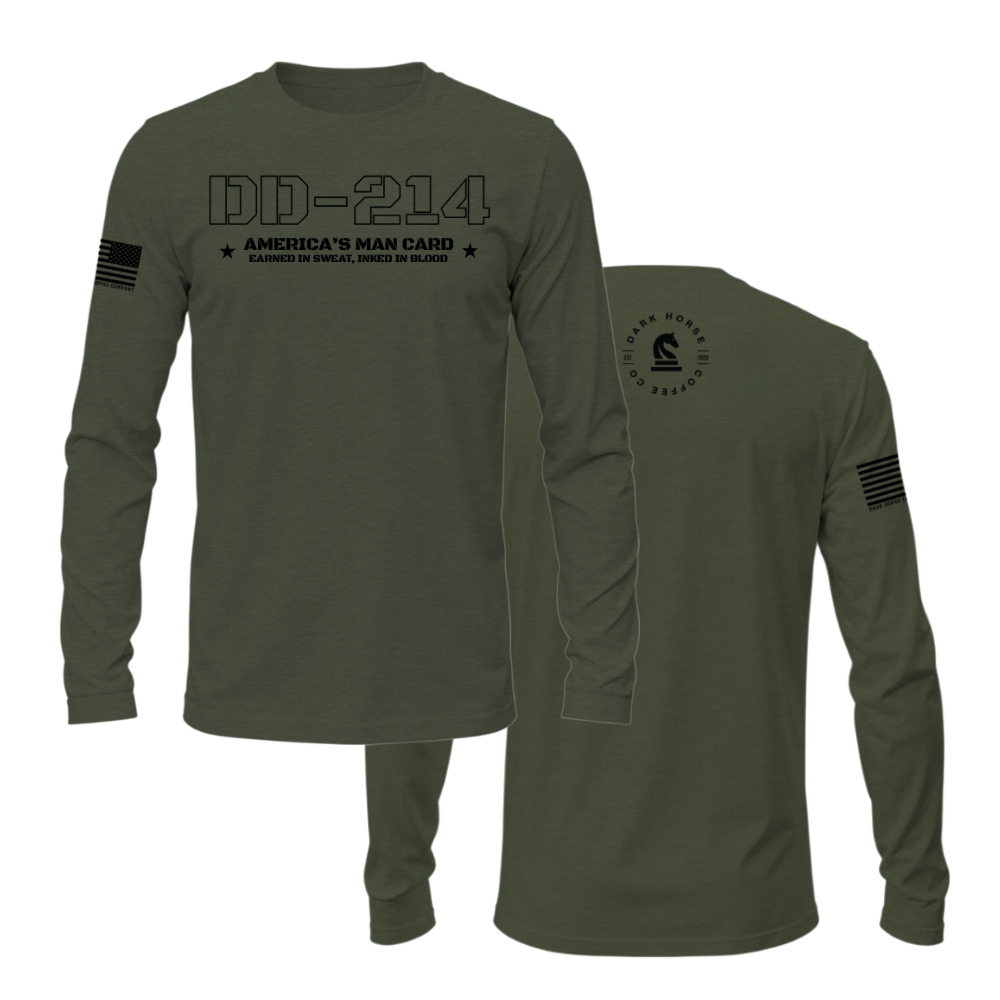 Military | DD-214 Man Card Long Sleeve