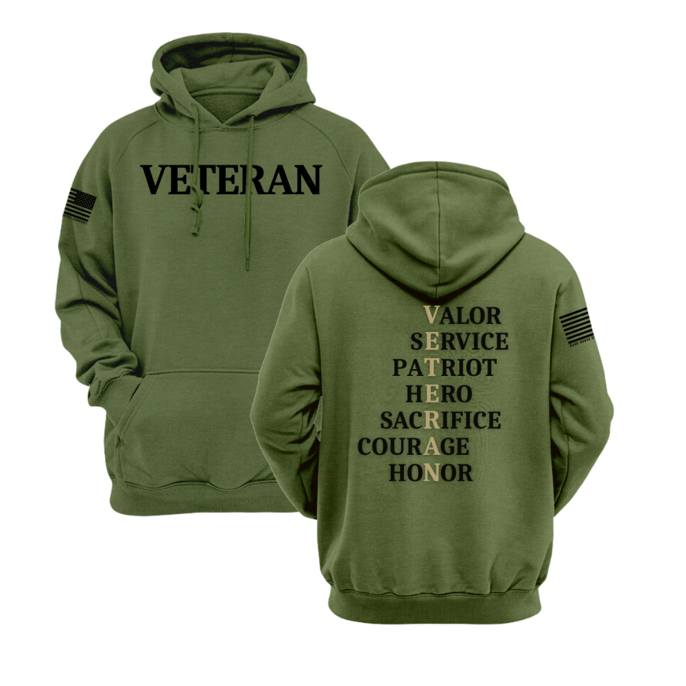 Military | Veteran Fleece Hoodie