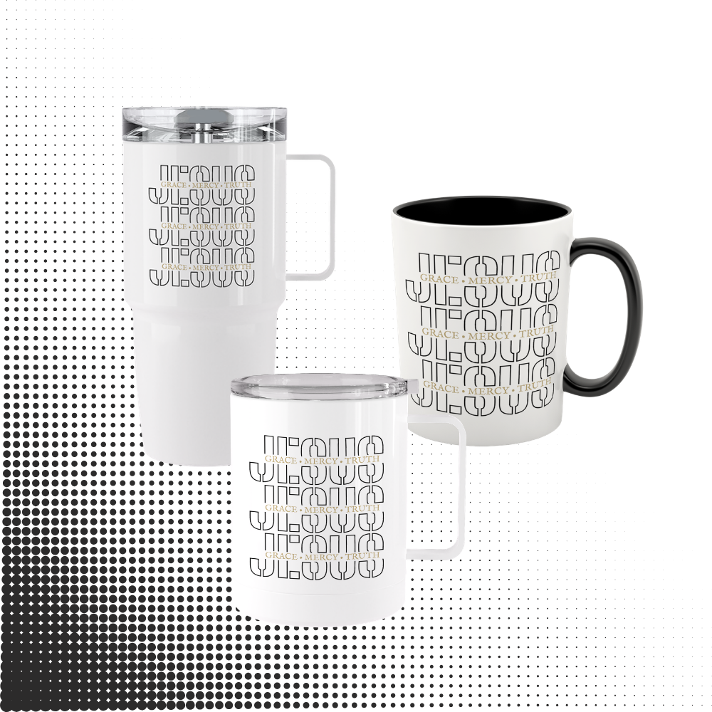 Stand Firm | "Grace Mercy Truth" Tumblers & Mugs