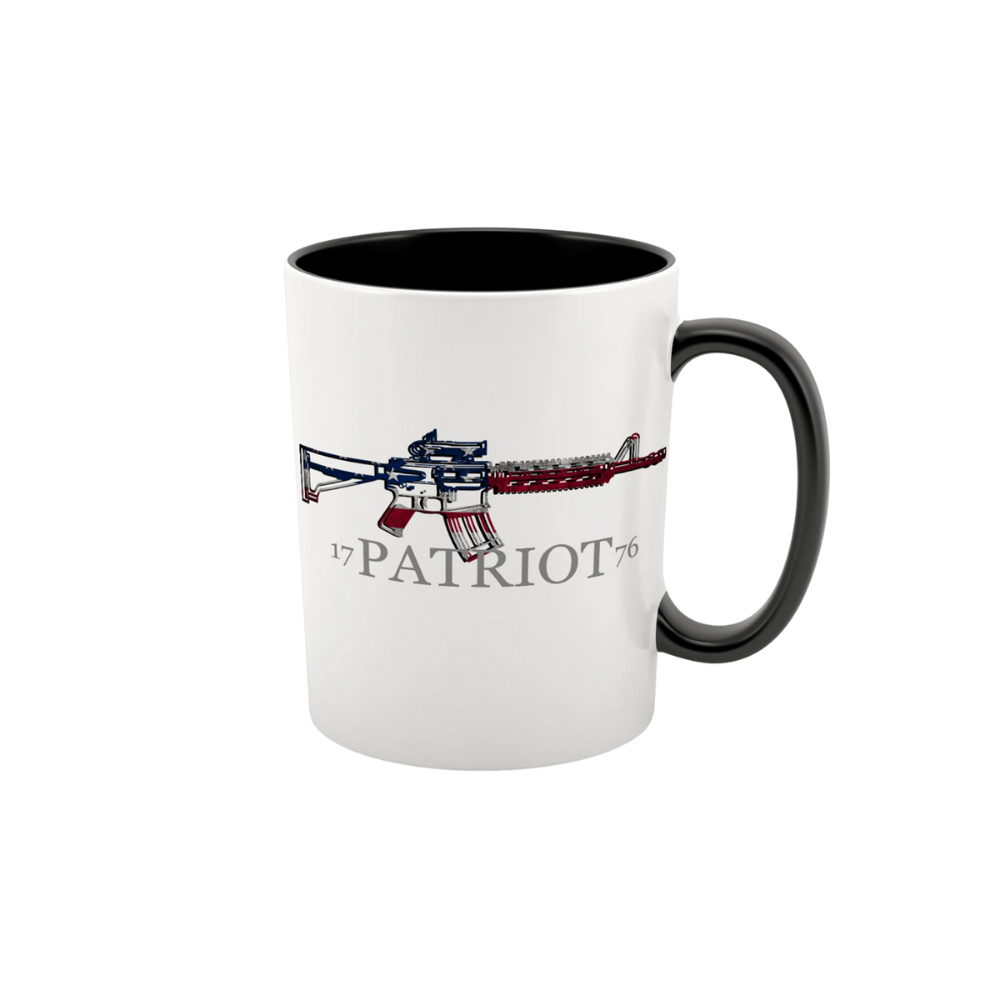 15 oz ceramic America AR Patriot coffee mug