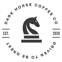 Dark Horse Coffee Company Brand Badge - Driven To Be Great