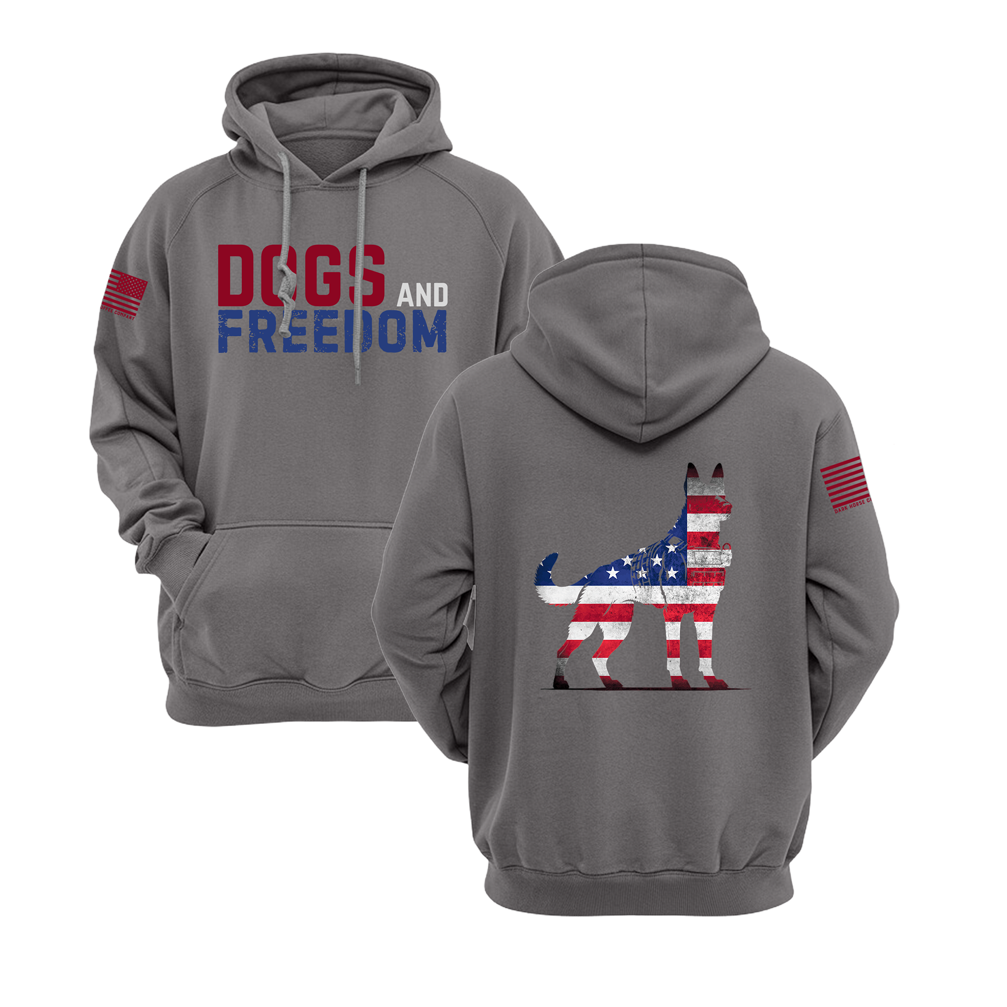 Fur Missile | Dogs & Freedom Fleece Hoodie