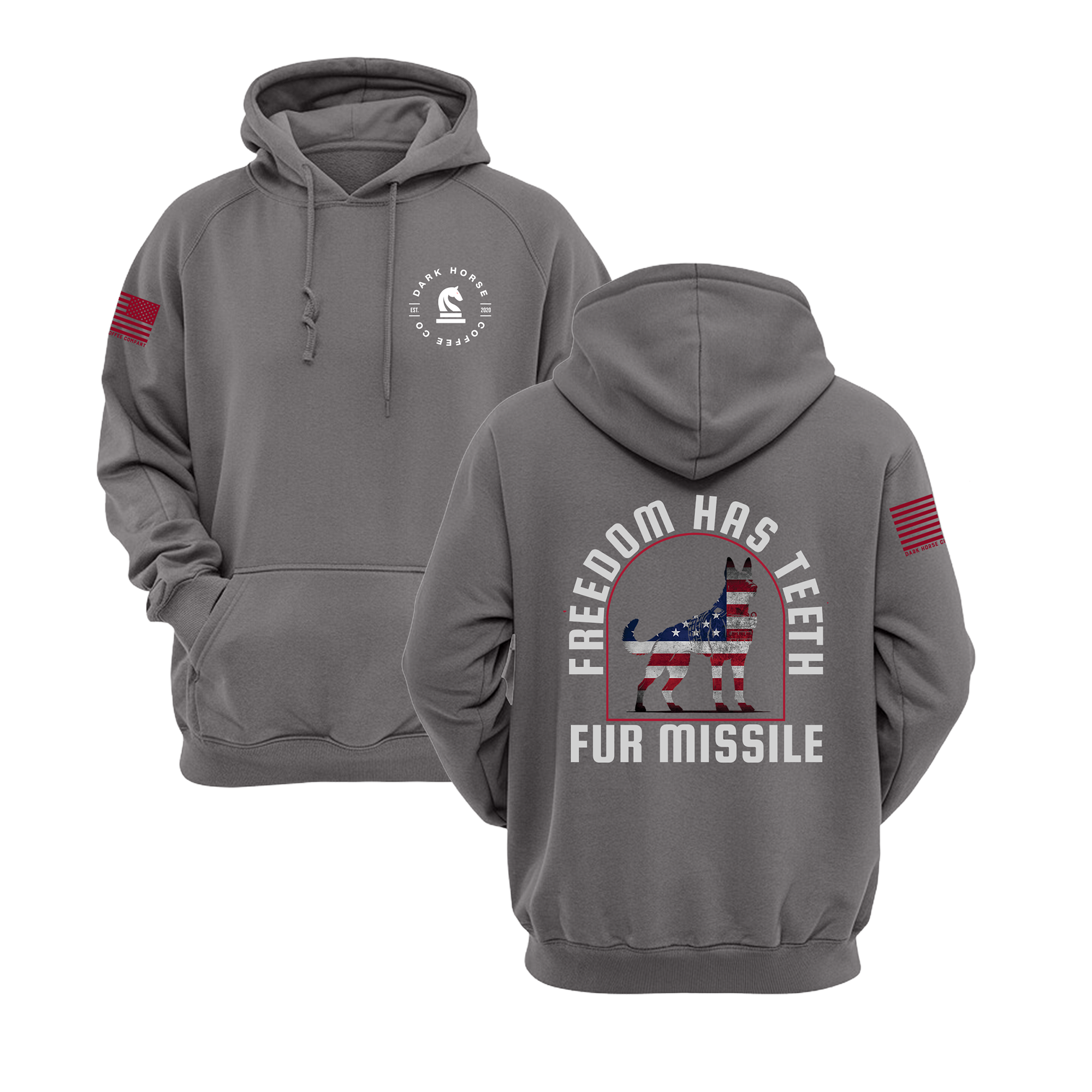 Fur Missile | Freedom has Teeth Fleece Hoodie