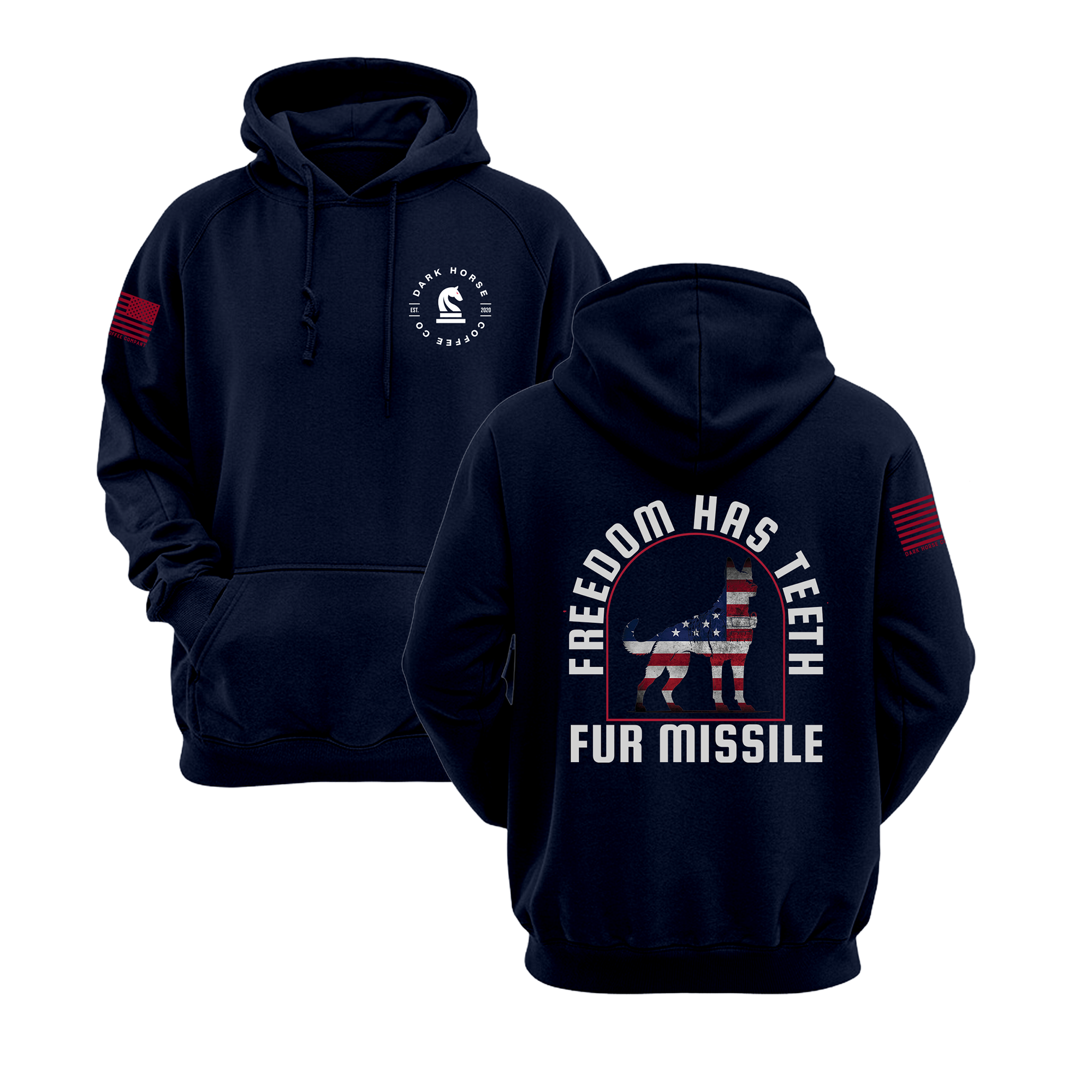 Fur Missile | Freedom has Teeth Fleece Hoodie
