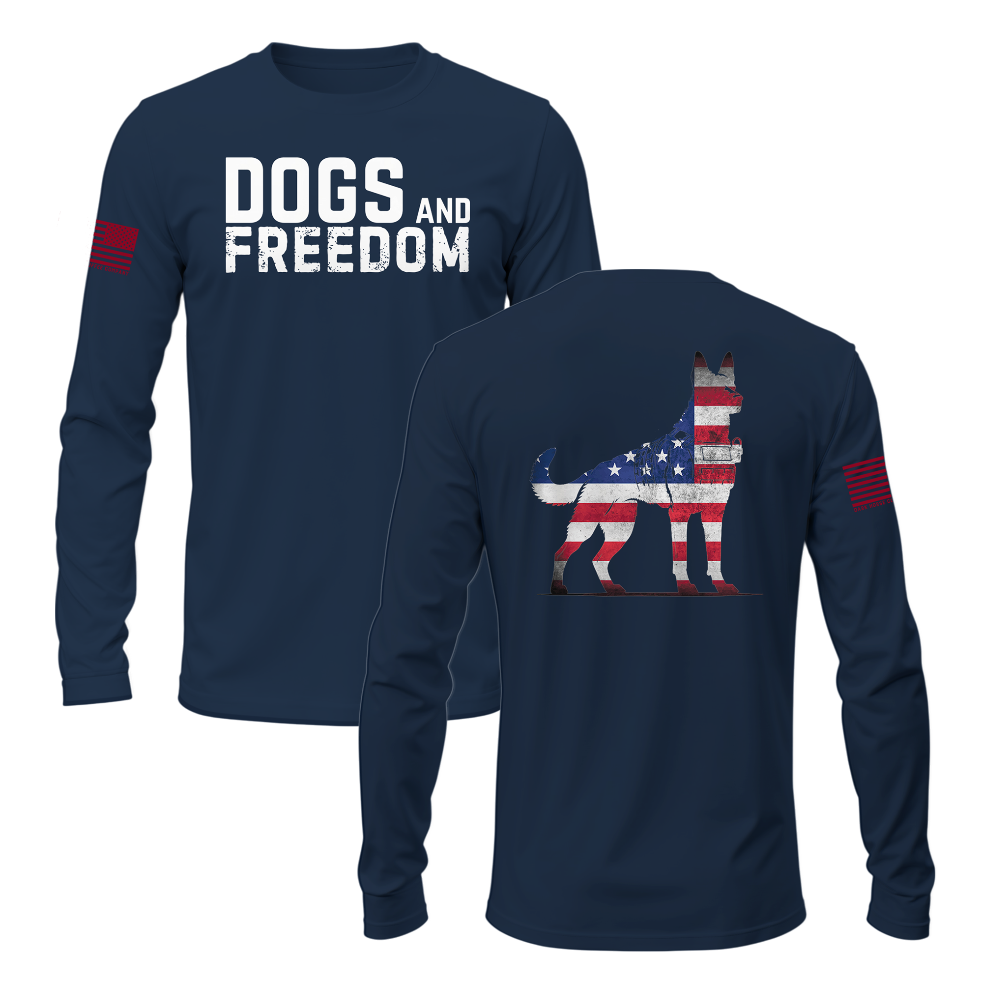 Fur Missile | Dogs & Freedom Long Sleeve Tshirt