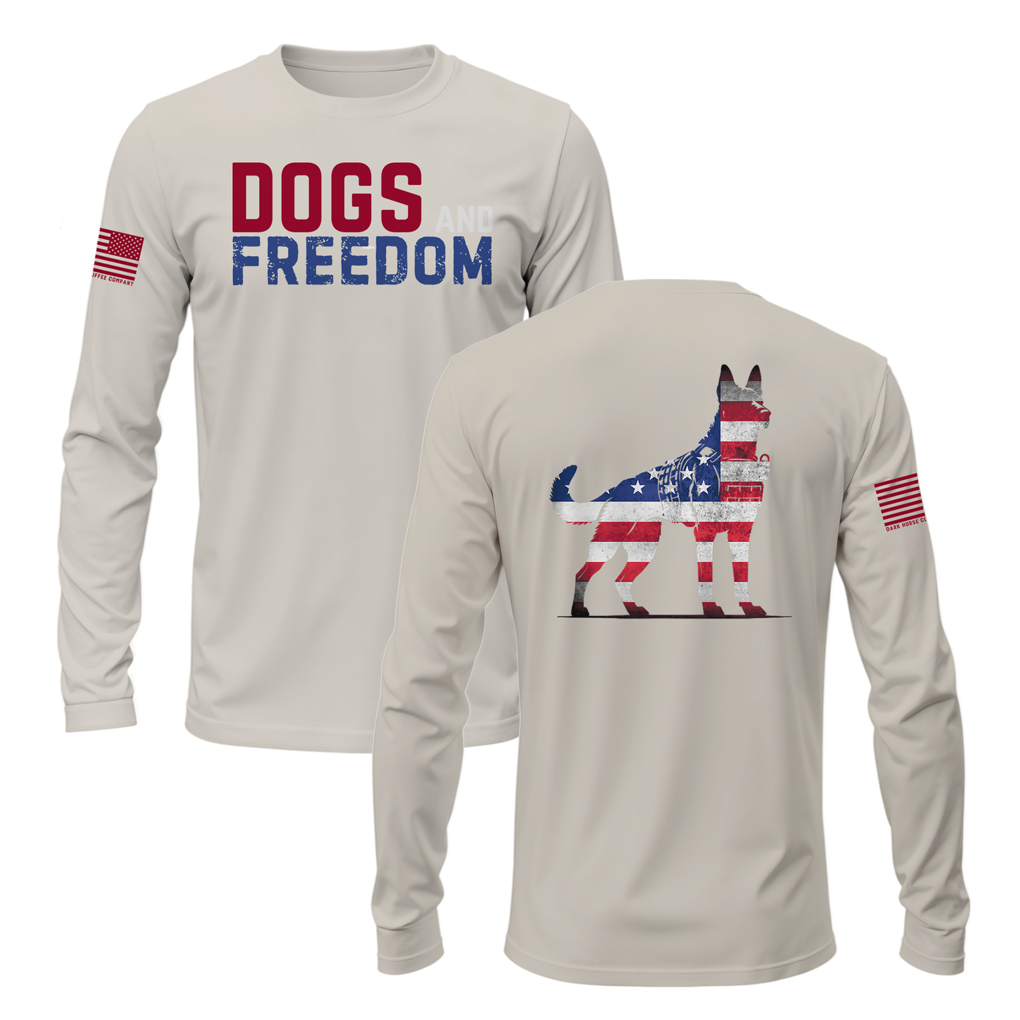 Fur Missile | Dogs & Freedom Long Sleeve Tshirt