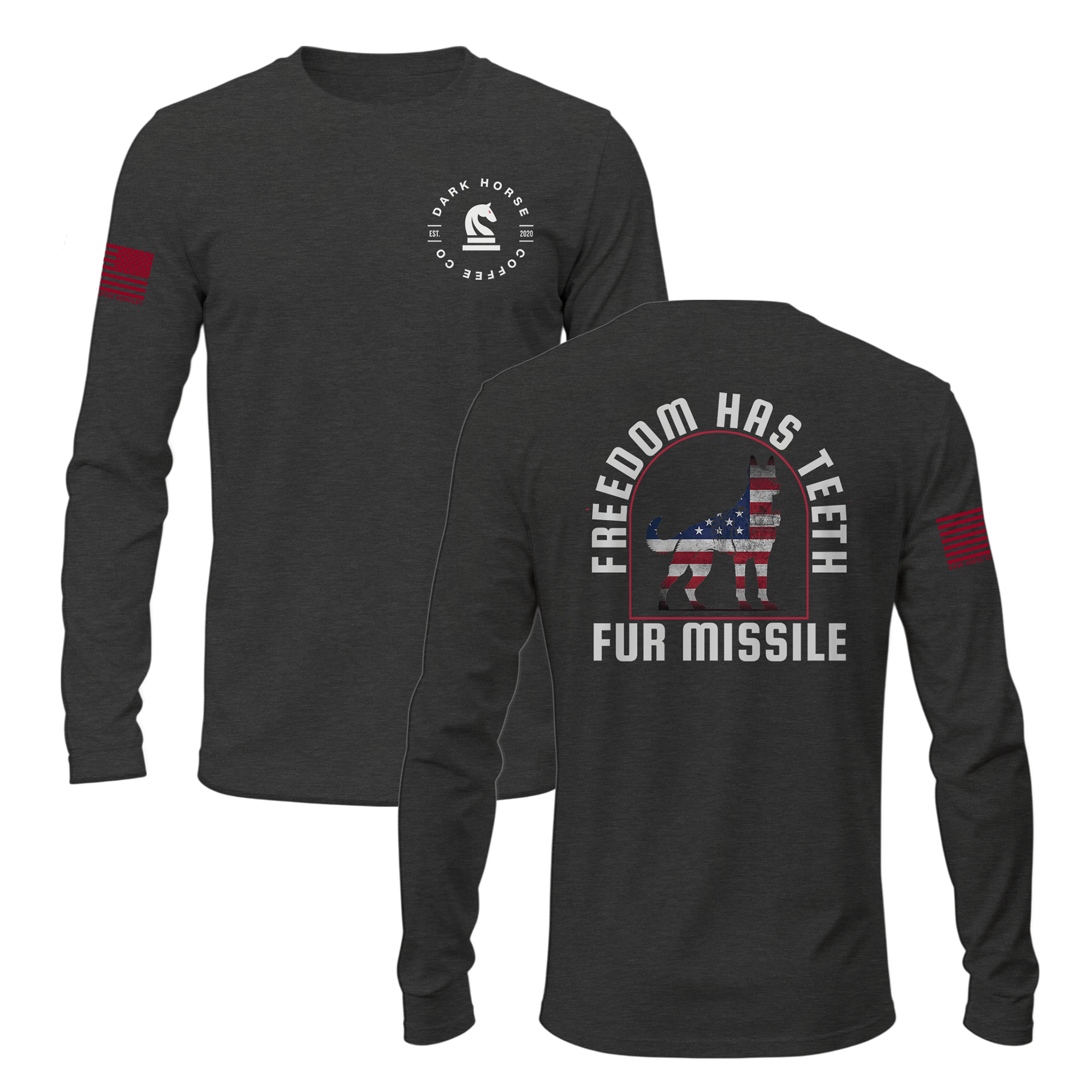 Fur Missile | Freedom Has Teeth Long Sleeve Tshirt