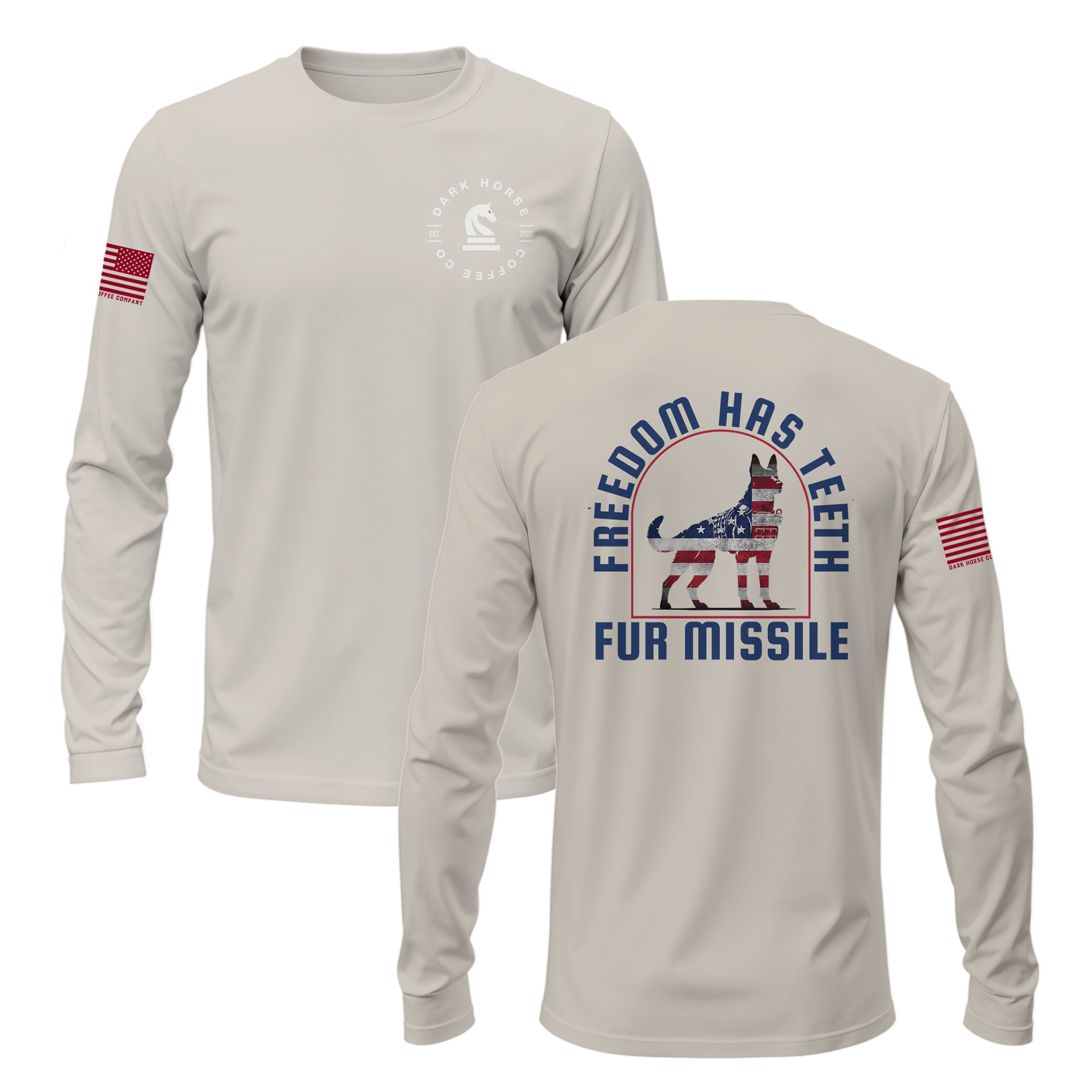 Fur Missile | Freedom Has Teeth Long Sleeve Tshirt
