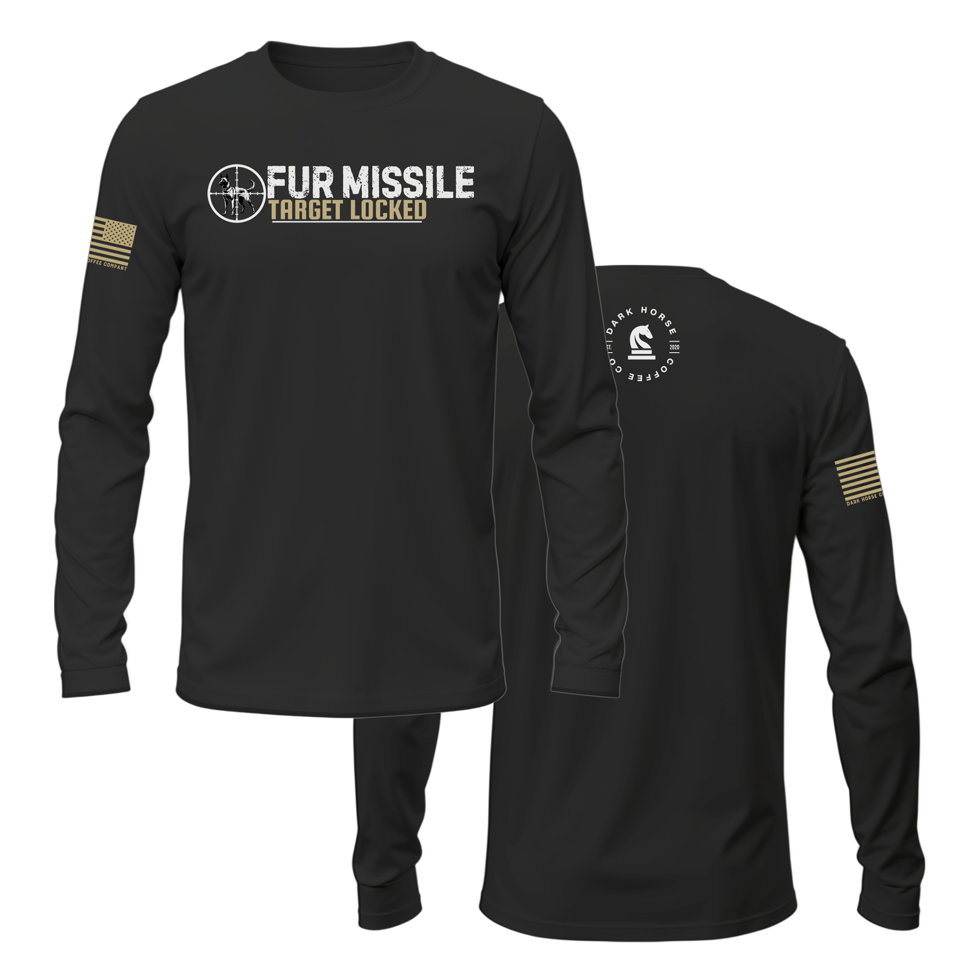 Fur Missile | Target Locked Long Sleeve Shirt