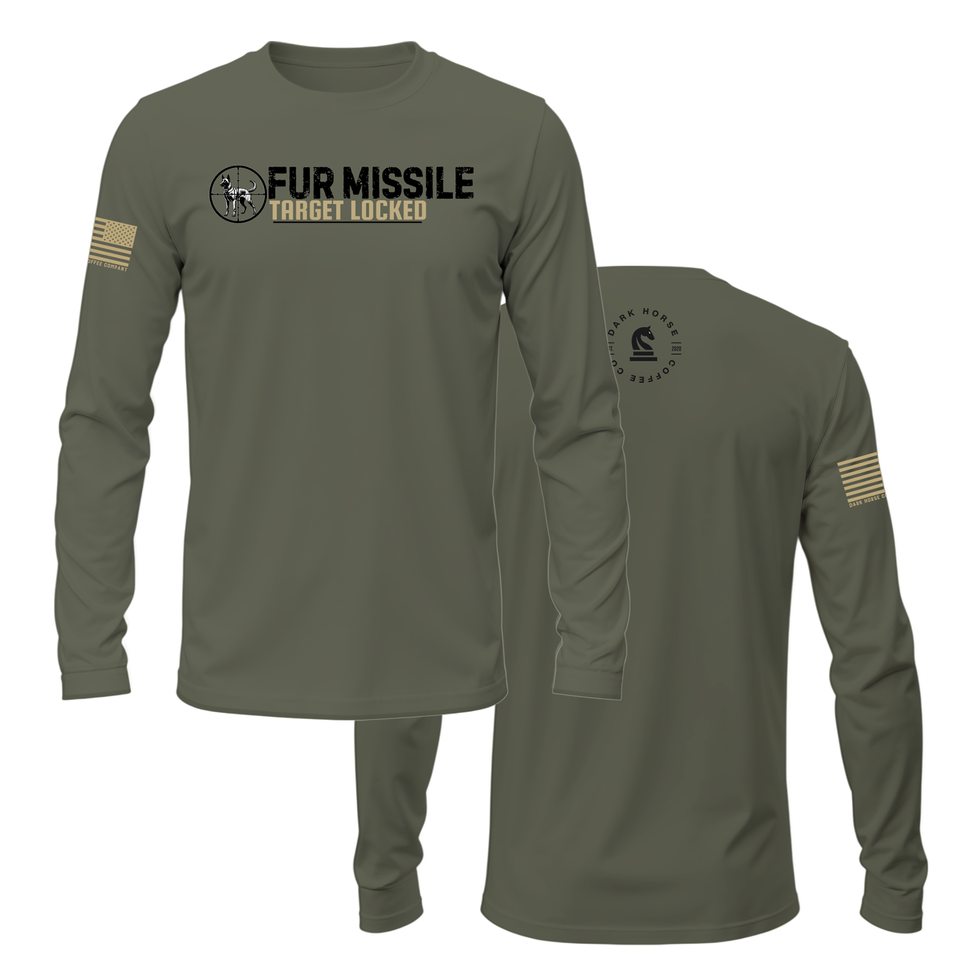 Fur Missile | Target Locked Long Sleeve Shirt