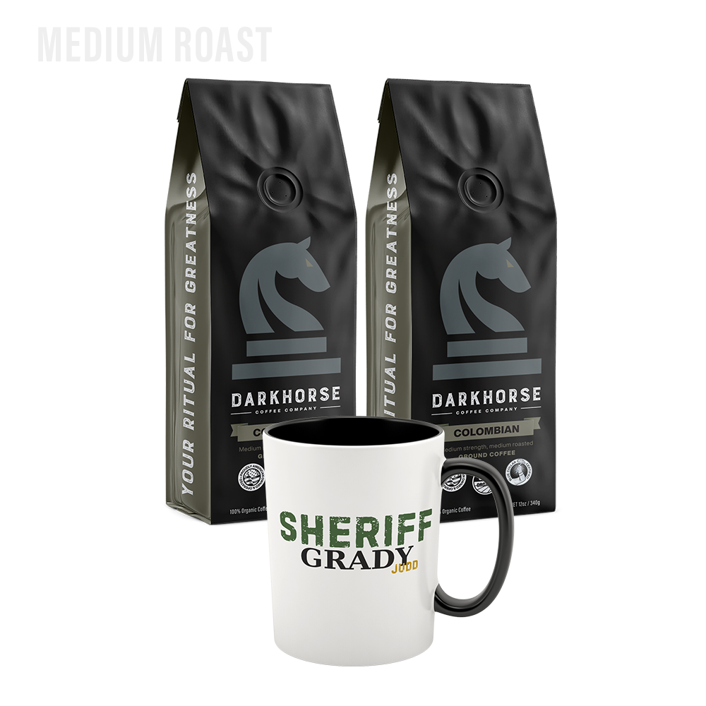 Grady Ceramic Mug & Colombian Coffee Bundle