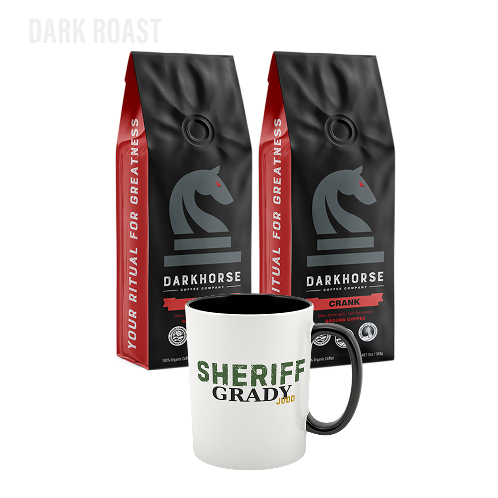Grady Ceramic Mug & Crank Coffee Bundle