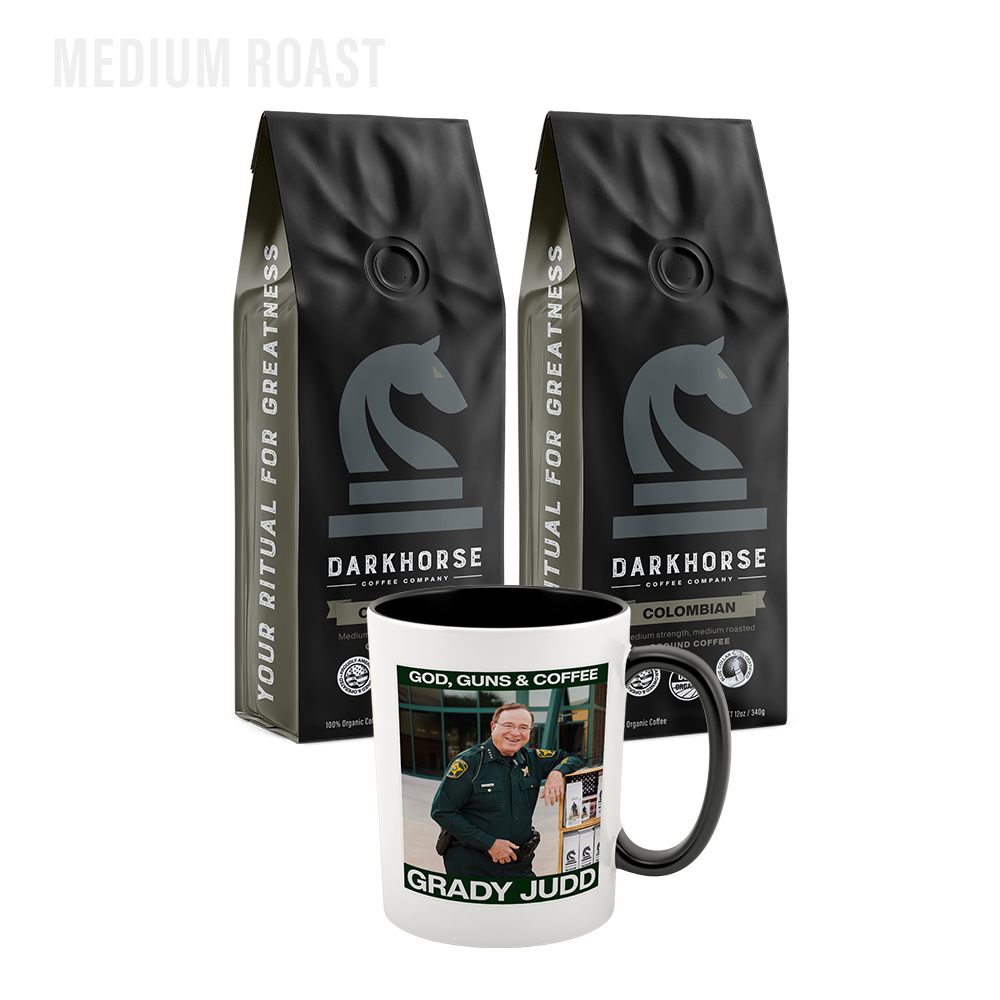 Grady Ceramic Mug & Colombian Coffee Bundle