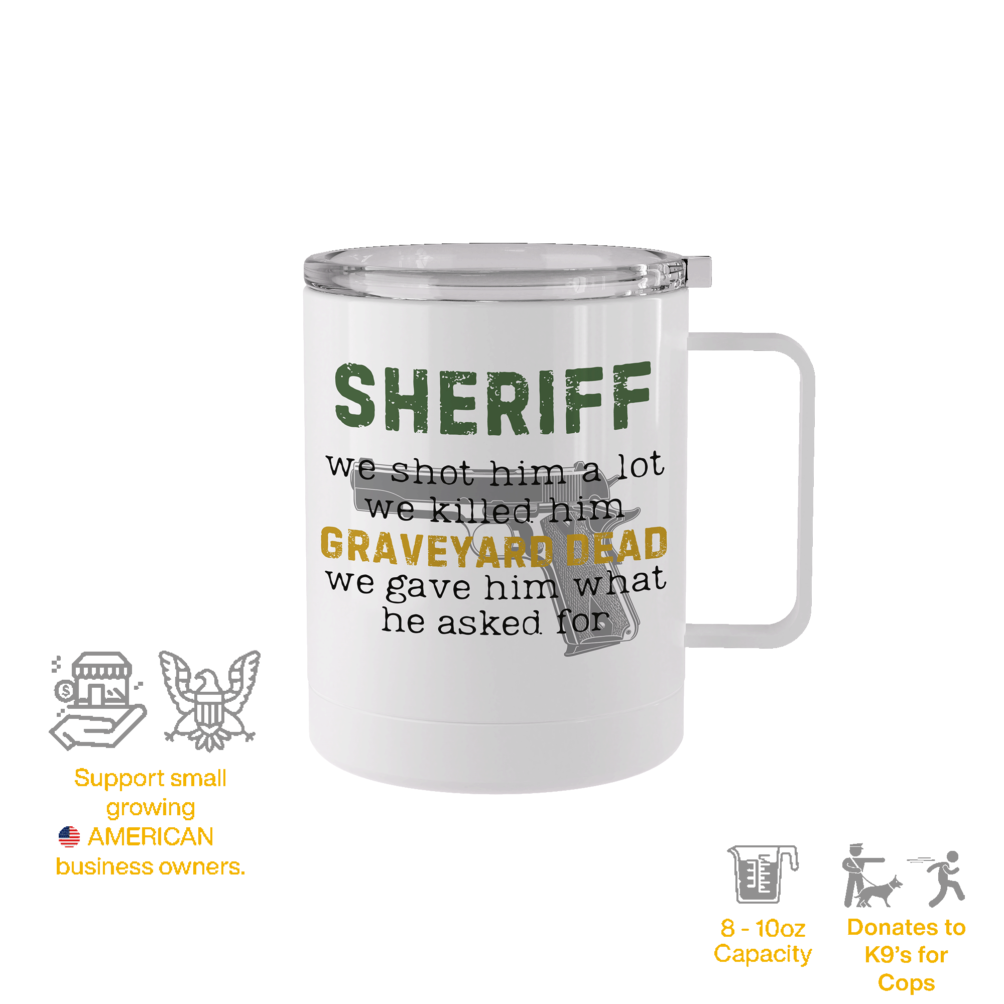 Graveyard Dead Tumbler Mug