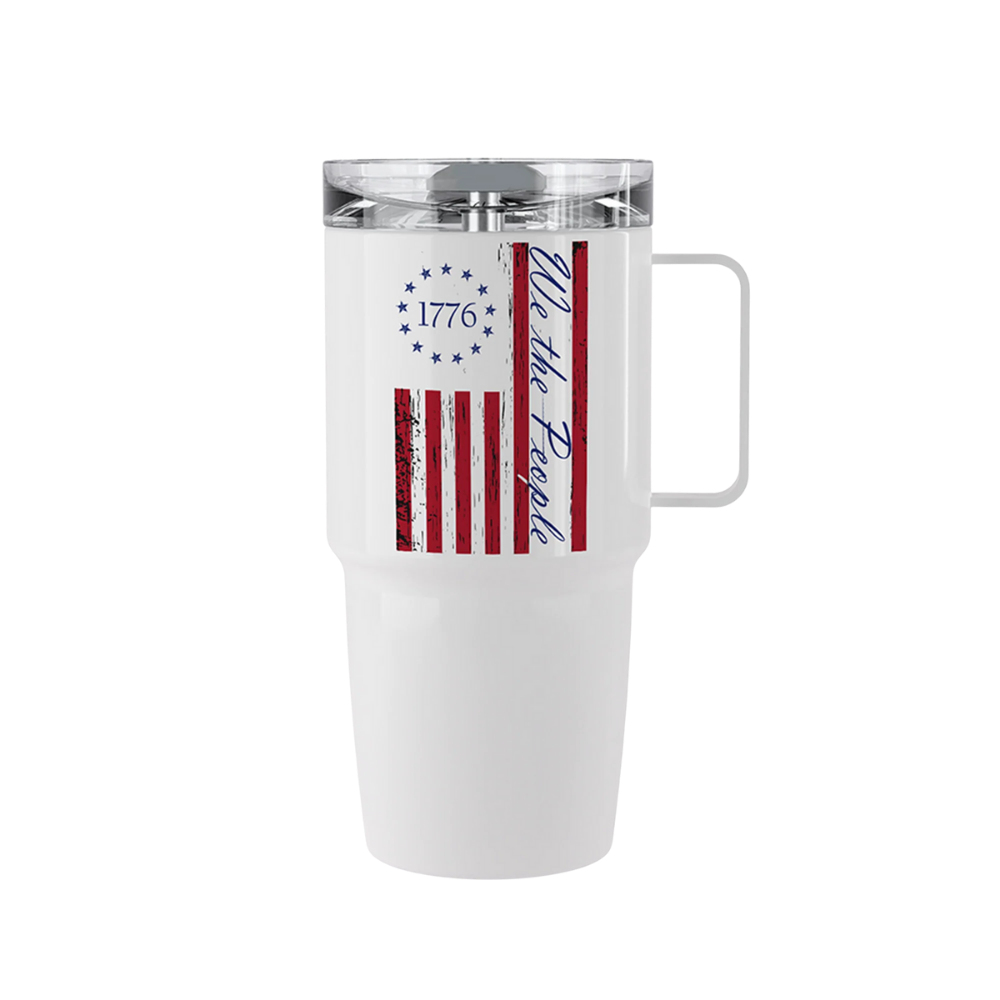 20 oz stainless steel We The People 1776 tumbler