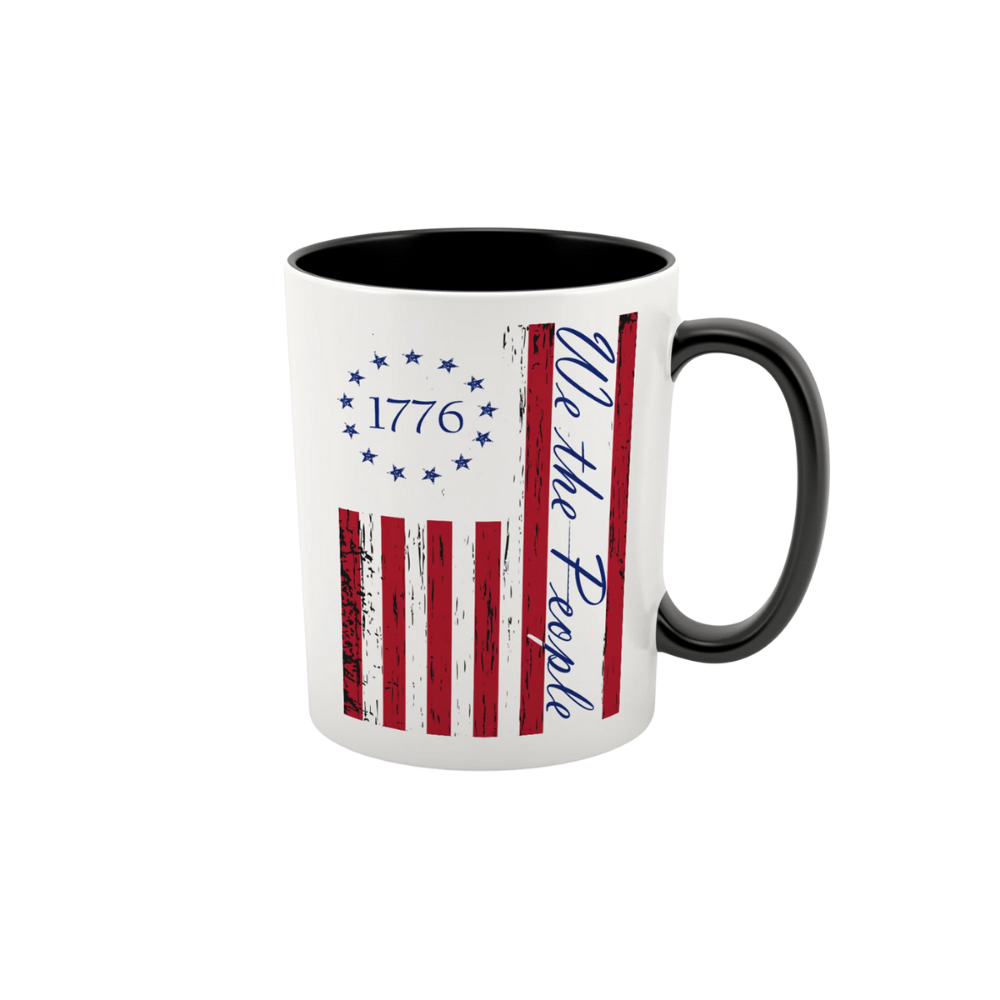 15 oz ceramic We The People 1776 coffee mug