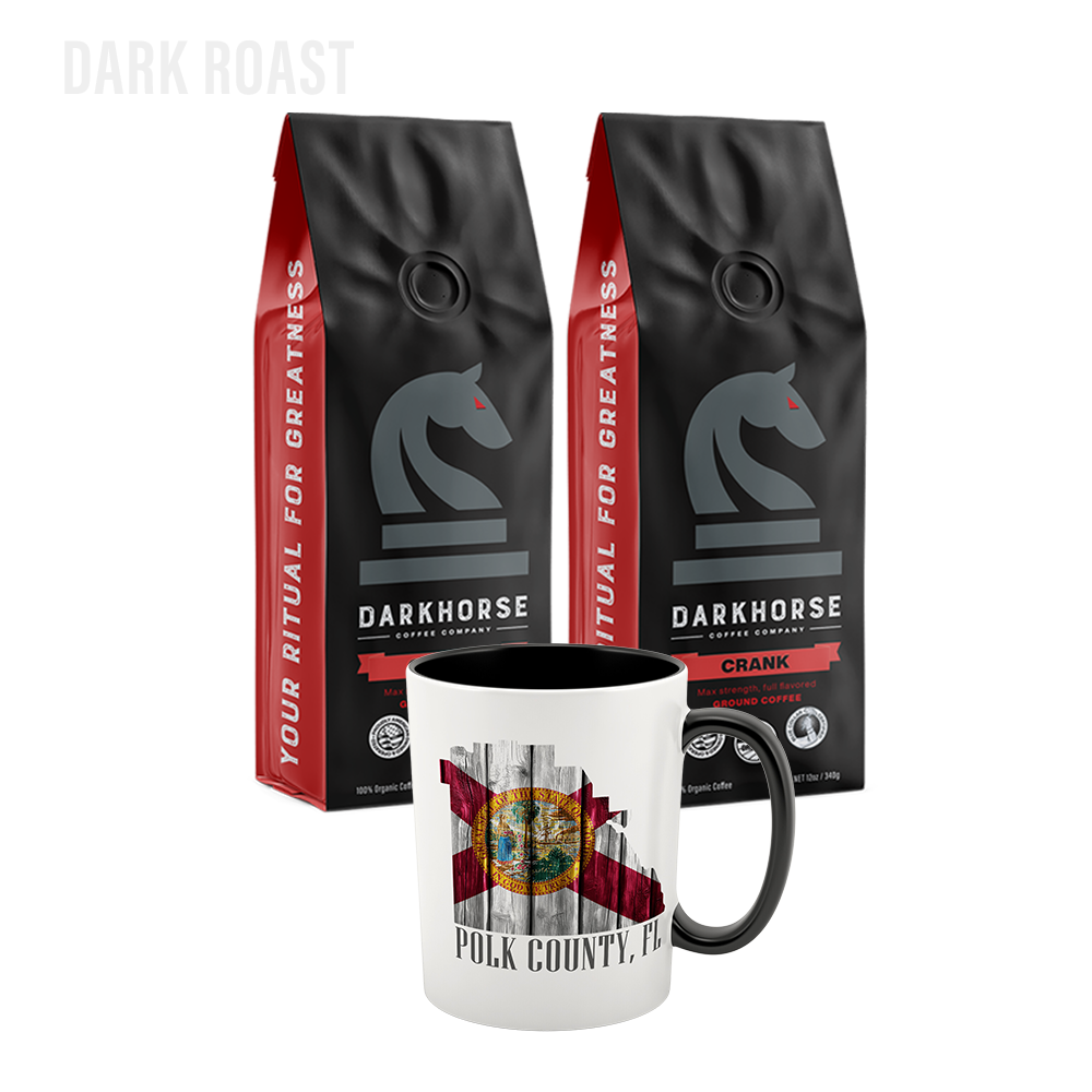 Grady Ceramic Mug & Crank Coffee Bundle