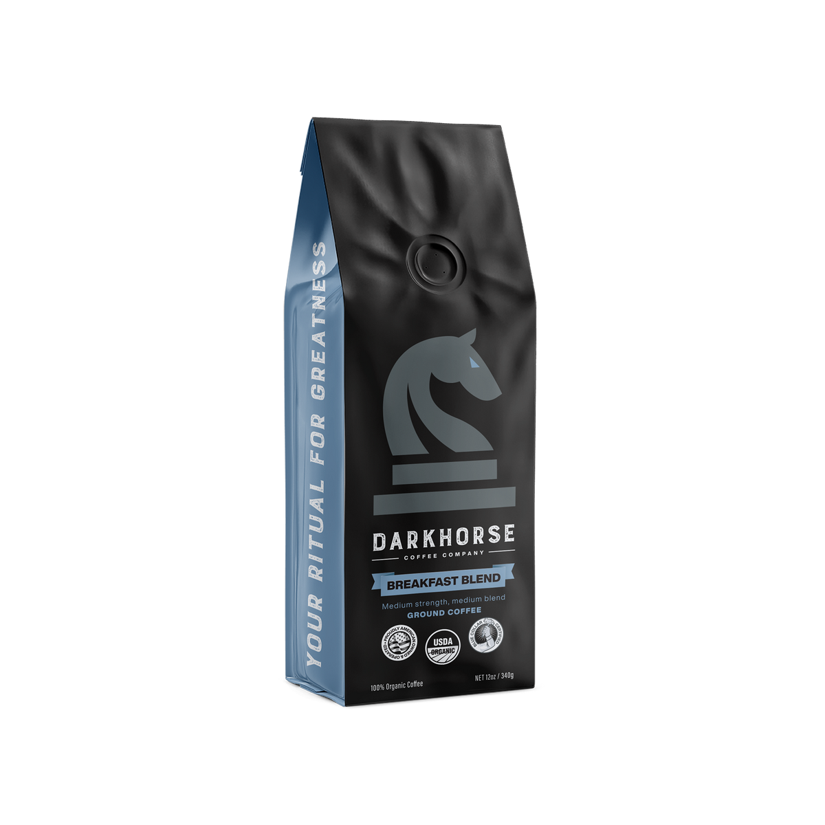 Organic Breakfast Blend Coffee 12oz Bag: Smooth & Rich Morning