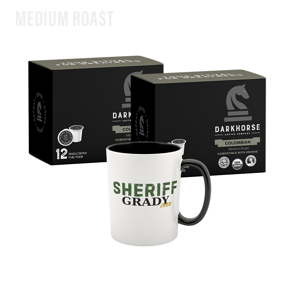 Grady Ceramic Mug & Colombian Pod Bundle