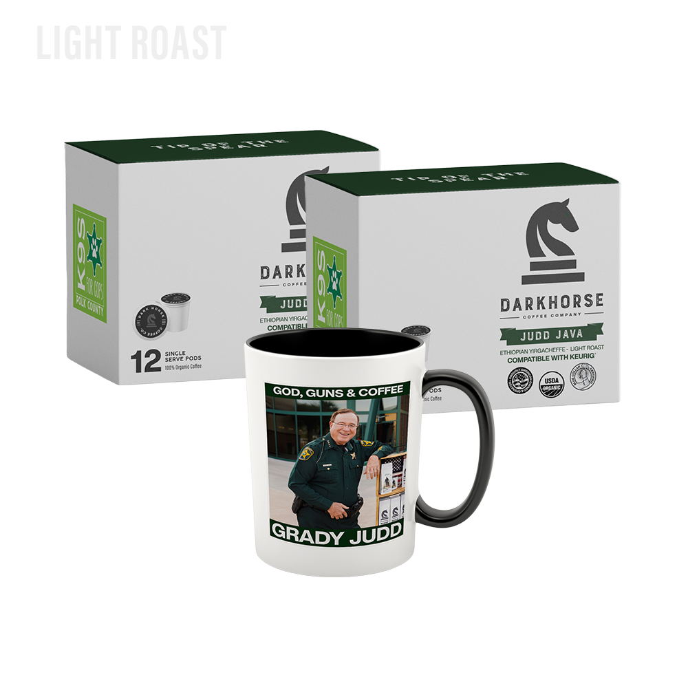 Grady Ceramic Mug & Judd Java Pod Bundle