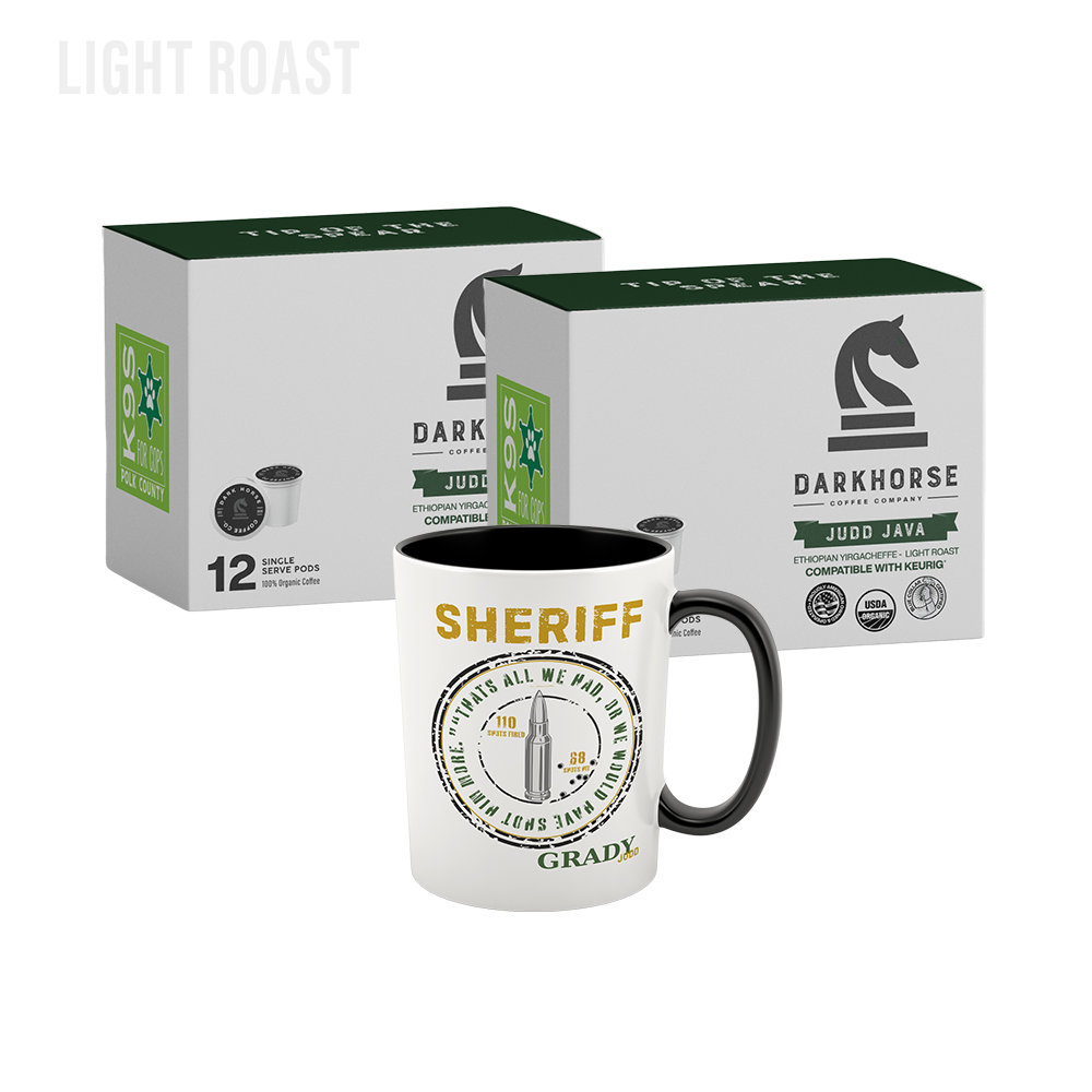 Grady Ceramic Mug & Judd Java Pod Bundle