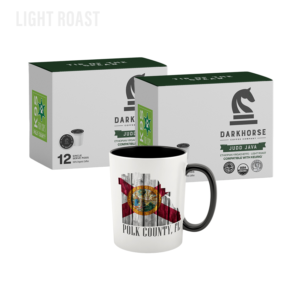Grady Ceramic Mug & Judd Java Pod Bundle