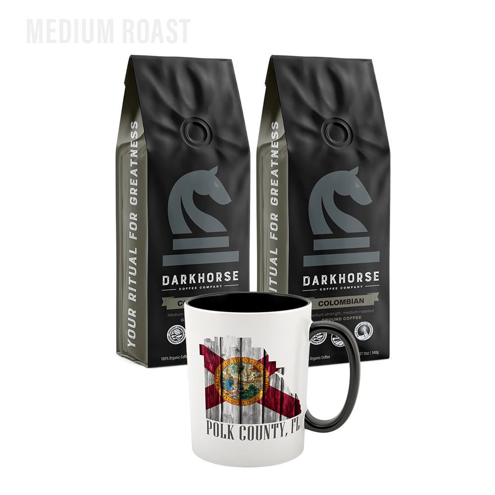 Grady Ceramic Mug & Colombian Coffee Bundle