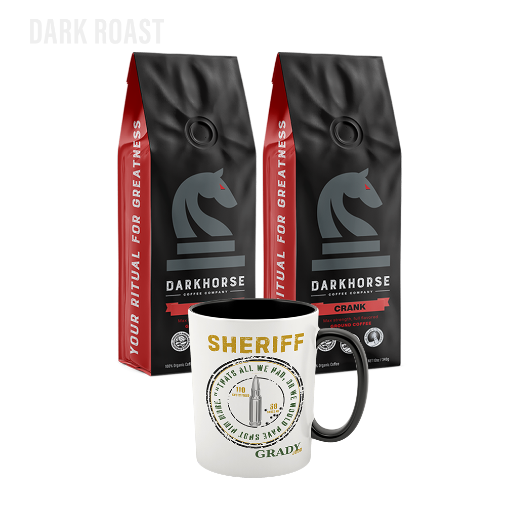 Grady Ceramic Mug & Crank Coffee Bundle