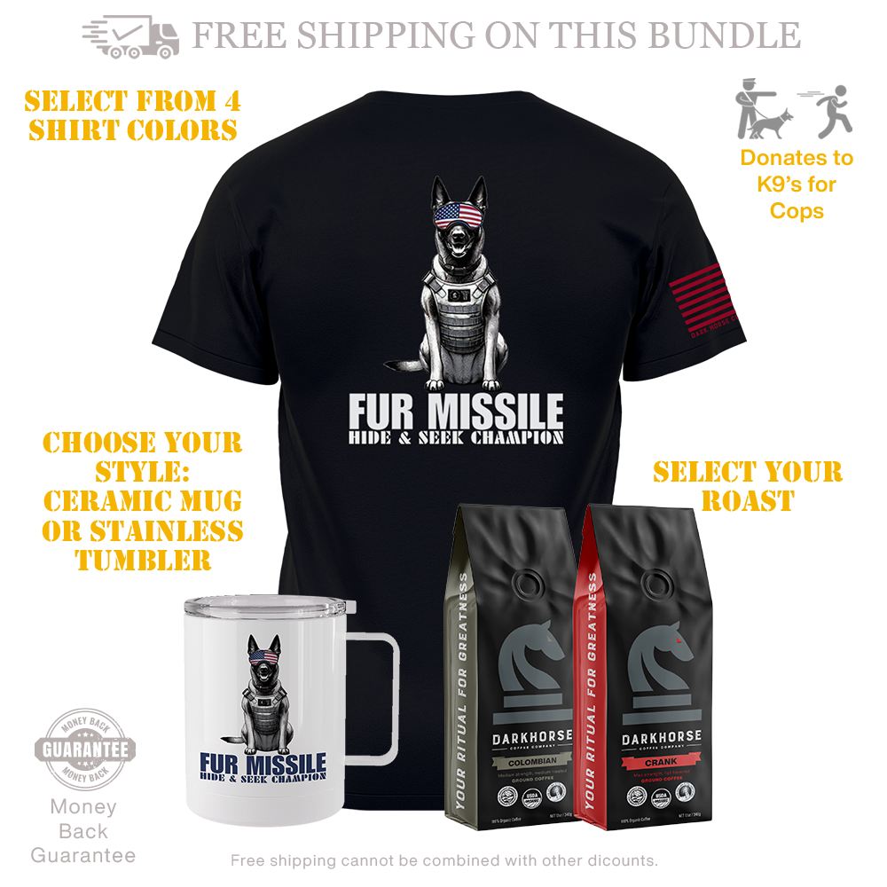 Fur Missile | Hide & Seek Champ 12oz Coffee Bag & Mug Bundle V1