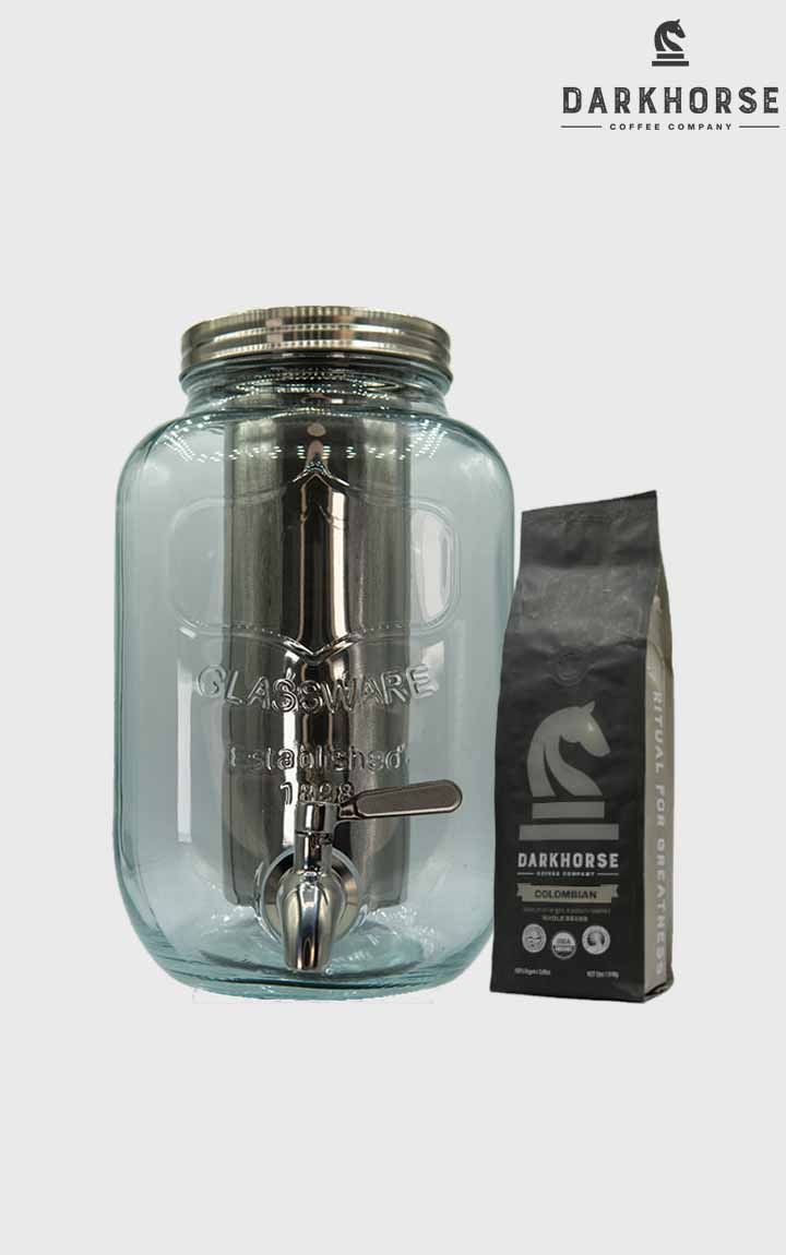 Dark Horse Coffee Company 1 Gallon Cold Brew Coffee Maker - DarkHorseCoffeeCompany